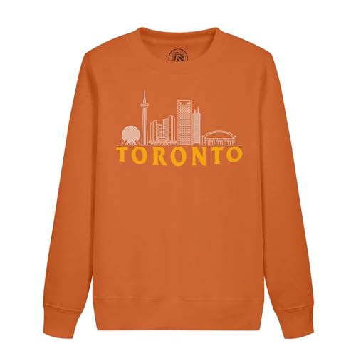 Sweatshirt enfant Toronto style minimaliste en coton doux pour fille et garçon