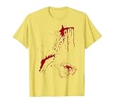 Blood Splatter Spatter Fake Bloody Halloween Zombie Victim T-Shirt