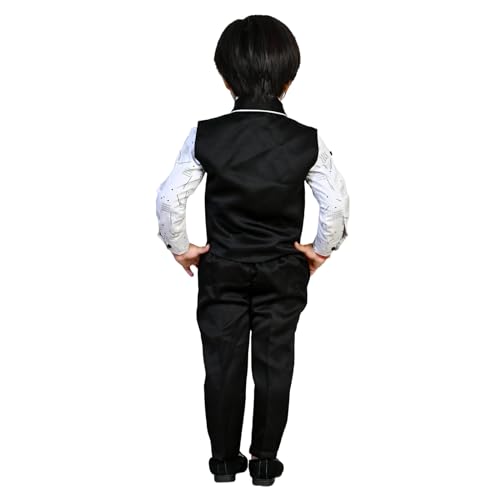 Image of Kids Ethnic Suit Set I Boy's 3-Piece Suit for Boys | Kids Party Suit Set Shirt, Pant & Waistcoat