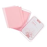 BEBEMOKO Oil Absorbing Facial Blotting Sheets 300pcs Soft Velvet Texture Oil Control Papers for Oily Skin Unisex Face Makeup Oil-absorbing Paper Portable Beauty Tool