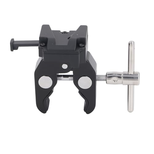 Adaptador de batería en V de aluminio para soporte de cámara e iluminación 6