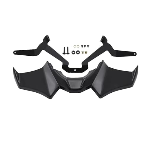 Déflecteur d'aile MT07 noir pour réduire le guidonnage et stabiliser l'avant