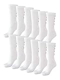 hummel Unisex Fundamental Sportsocken - 12er Pack I Weiß 46/48