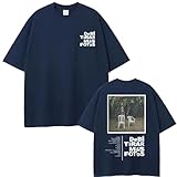 Camiseta Bad Bunny Hombre Manga Corta Camiseta Streetwear Urbano Reggaeton Latino Moda Verano (3,L)