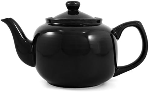 Black Classic 2 Cup Ceramic Teapot
