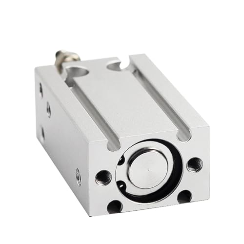 Cilindro neumático de gas con carrera de 35mm que optimiza el espacio en maquinaria industrial