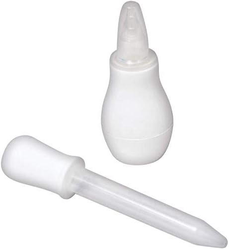 Kit Aspirador Nasal Com Conta Gotas, Buba, Branco, Tamanho único