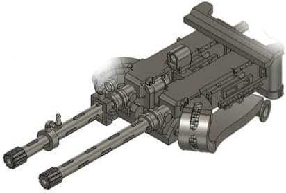 Inside the Armor ITA348029 1/48 Twin Browning 303 for Airfix Lysander Dummy resun kit/Replica