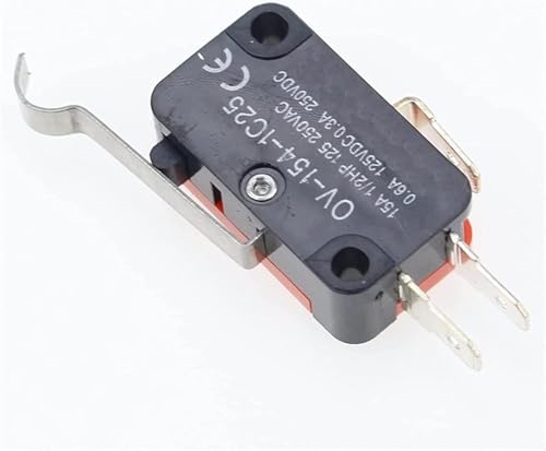 Interrupteur fin de course 15A 250V V-154-1C25 micro interrupteur momentané à roulette long