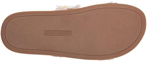 Lucky Brand Women's Pallyon Daisy Slide Sandal, White, 9 | Image 3