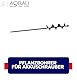 Aqbau® Erdbohrer für akkuschrauber 450mm, erdlochbohrer, gartenbohrer, pflanzbohrer, Pfahlbohrer, erdbohrer für bohrmaschine, Grabungswerkzeug zum Pflanzen (Durchmesser Ø50 mm)