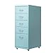 Produktbild Schubladenschrank Büro Aktenschrank, Metall Aktenschrank, Bücherregal, Finanzbeleg, Lagerung, kleines Kabinett Xuan - worth having (Color : Blue, Size : 0.7mm)