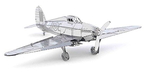 3D Metal Puzzle Models Of Military Truck, Hawker Hurricane Warplane - Diy Toy Metal Sheets Assembling Puzzle, 3D Puzzle – 2 Pack #TOP5