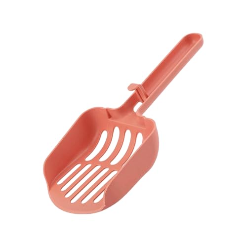 YTtkku Cucharas ergonómicas para gatos para colgar fácilmente y ahorrar espacio, pala para gatos para limpiar arena de mascotas, cucharas grandes para mascotas