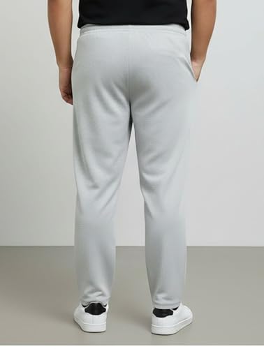 Image of Khakey Men's Black Regular Fit Cotton Plus Size Track Pant|Regular Fit Track Pants|Cotton Trackpant for Men|Solid Trackpants Men Combo