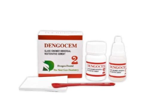 Glass Ionomer Cement GIC - Pack of 3 Bottles Powder + 3 Bottles Solution dengen brand