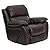 Flash Furniture Black Leather Rocker Recliner by Flash Furniture