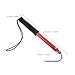 FRCOLOR Telescopic Fish Gaff Stainless Steel with Red Rubber Handle Retractable Fishing Hook Pole Portable Catch Tool for Ocean and Offshore Fishing