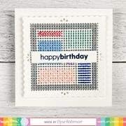 Miniatura 7 de Waffle Flower Paquete de formas cosidas para pintar  Troqueles para perforar papel con agujeros cuadriculados para 10 quilates de costura cruzada y