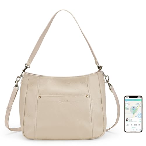 Versacia Genuine Leather Hobo Crossbody Bag for Women