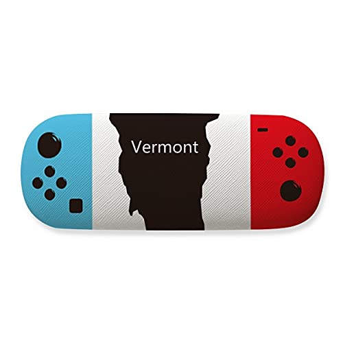Carte des États-Unis de rangement Vermont America : protégez vos lunettes de jeu créatif