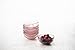FORTESSA Jupiter Beaded Hobnail Glass Vintage Themed Collection, 14 Ounce All-Purpose Glass Bowl (6 pack) Dishwasher-Safe, Snack Bowl For Cereal, Salad, or Dessert, Pink