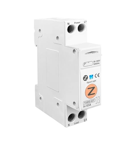 Disyuntor temporizador inteligente para controlar el termo eléctrico y medir consumo kWh de luz