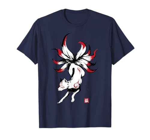 Kyubi no kitsune sumi-e Camiseta