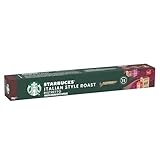 Café em cápsula starbucks nespresso italian roast 10 cápsulas