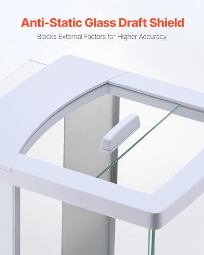 Image of VEVOR Analytical Balance, 120 g x 0.001 g High Precision Accuracy Lab Scale, g /oz /ct /mg 4 Units Electronic Digital Analytical Balance with Glass Draft Shield, for Laboratory Jewelry Pharmacy