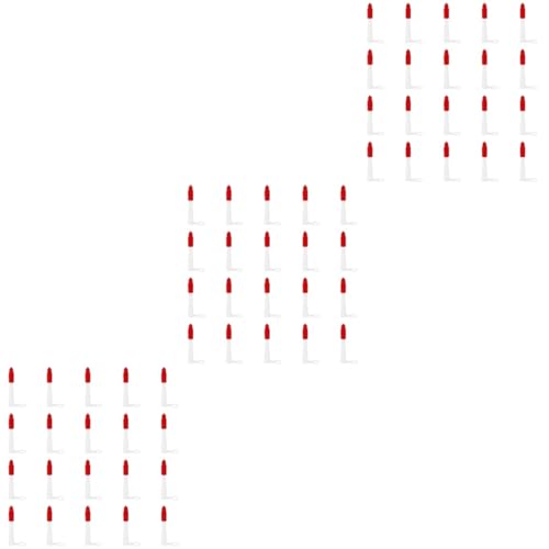 OSALADI 3pcs 2 Caulking Nozzles Caps Tube Covers Set Reusable for Wall Floor Tiles