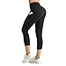 Desol 3/4 Sport Leggings Damen mit Handytaschen, Hohe Taille Yogahose Push Up Leggings Blickdicht Laufhose Fitness Tights