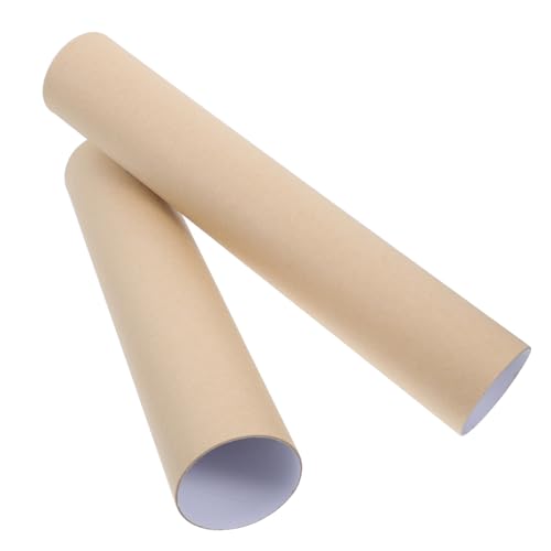 Hemobllo Rustic Calligraphy and Painting Cylinder Extendable Storage Box Japanese Holder for Artworks