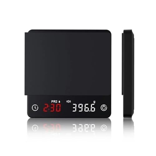 スケール キッチン 小型エスプレッソコーヒーキッチンスケール ミニスマートタイマー USB 2kg/0.1g 送信パッド 男性 女性 ギフト タイマー デジタル重量スケール 料理、お菓子、コーヒーに