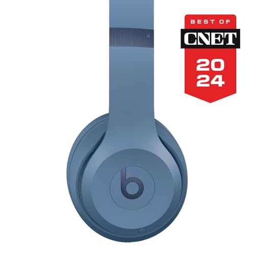 Beats Solo 4 - Wireless Bluetooth On-Ear Headphones, Apple & Android Compatible, Up to 50 Hours of Battery Life - Slate Blue - 5