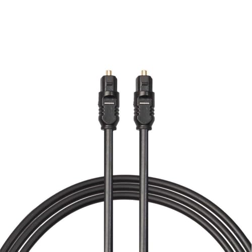 ZISONIX Faderr Cable de audio óptico digital Toslink de alta calidad para cine en casa, barra de sonido, TV y más (tamaño 2 m)