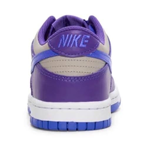Nike Dunk Low Big Kids' Shoes (College Grey/Wild Grape/White/Persian Violet)4