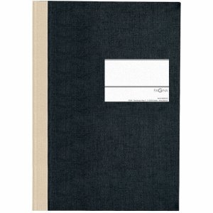 Preisvergleich Produktbild Pagna Geschäftsbuch Classica A4 liniert schwarz