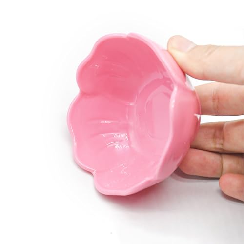 Tazón plástico profesional floral para mascarillas faciales miniatura 2