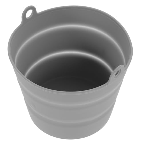 Levemolo Barbecue Bucket Liner BBQ Oil Barrel Silicone Grill Accessory Reusable Folding Silicone Bucket
