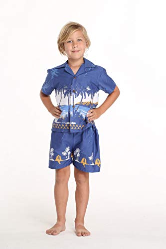 Image of Boys' Aloha Luau Shirt Cabana Set in Signature Prints