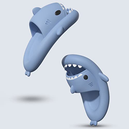 Cydmoty Unisex EVA Open Toe shark slippers Cute Shark Slippers for Women Men Summer Lightweight Sole Sandals Casual Beach Shoes4