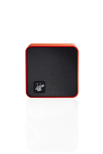 De stem - Mini draagbare Bluetooth draadloze luidspreker - rood en zwart - Image 3