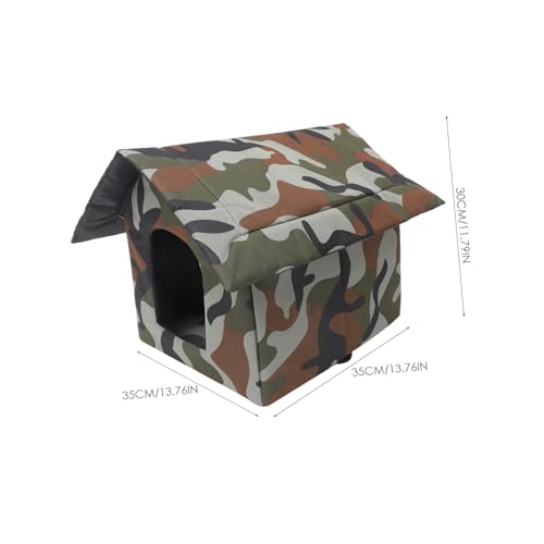 Maison pour chats extérieure imperméable pour protéger du froid de l'hiver