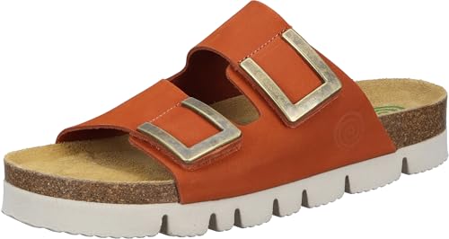 Women's Mule Loafer, Orange, 10