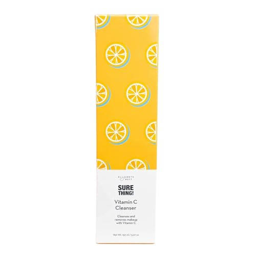 Elizabeth Mott Vitamin C Facial Cleanser - Vitamin C Korean Gel-to-Foam Cleanser for Hydrating Makeup Removal & Gentle Daily Use for All Skin Types - Vegan, Cruelty-Free 5.07oz