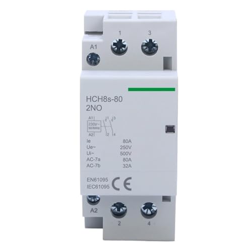 Contacteur de puissance HCH8s-80 2P 80A AC110V au design robuste et durable