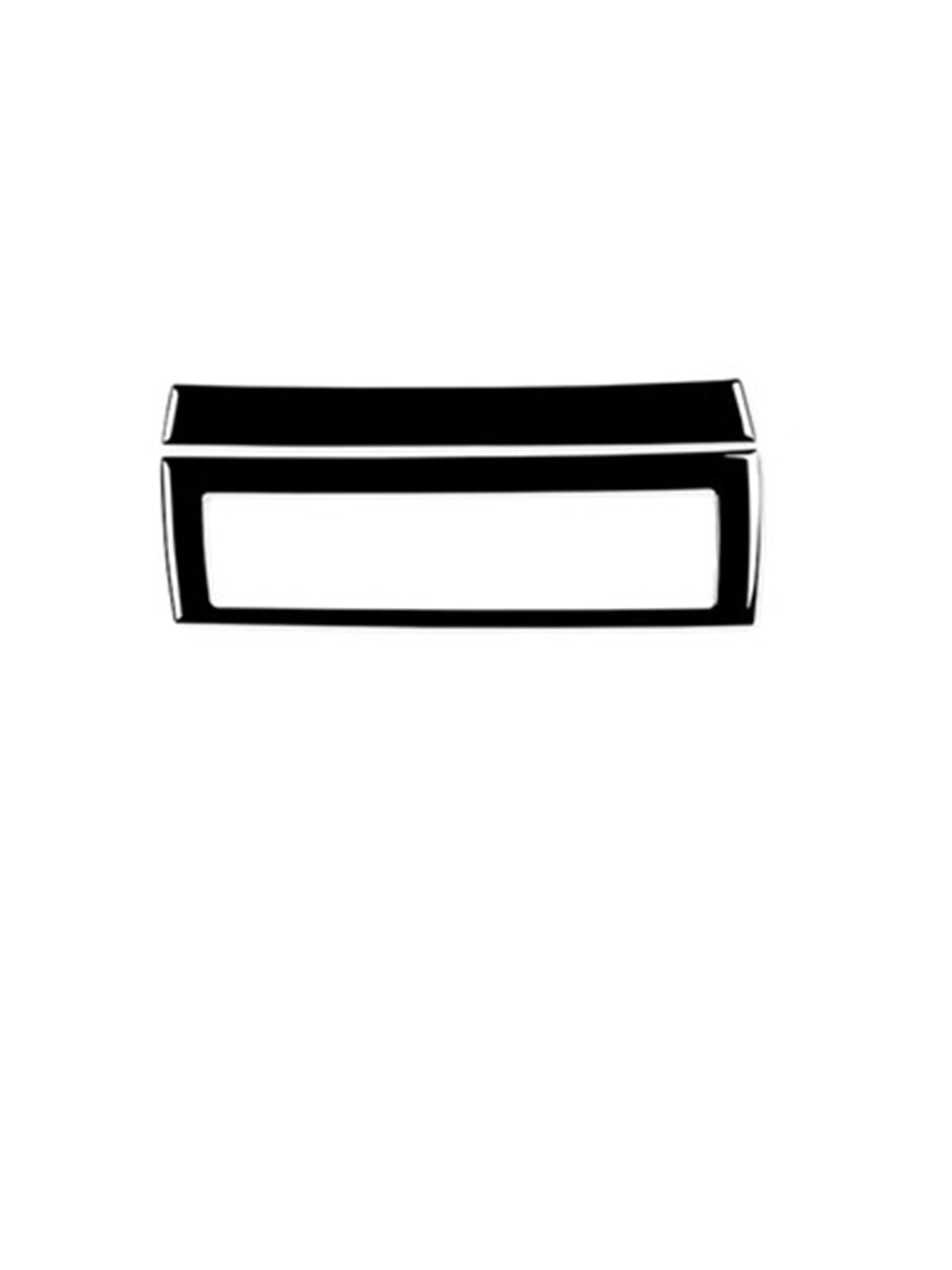 Button Trim Compatible with BMW 6 Series E63 E64 2004-2010 Piano Black Stickers for Car Dashboard Center Console Gear Shift Panel and Air Vents(Type 7)