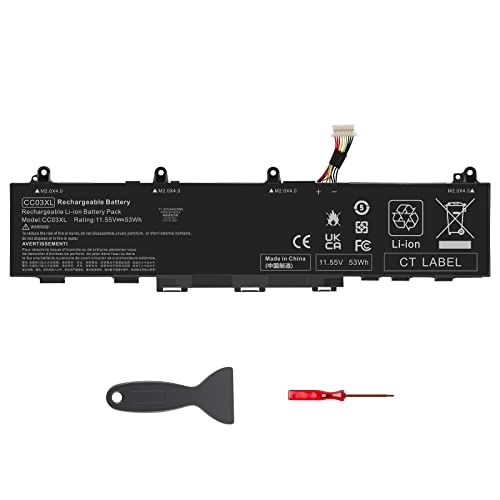 TREE.NB AC Doctor INC FK890 UW280 (Shape-A) CC03XL Battery for HP ZBook Firefly 14 G7 G8 Series Notebook HSTNN-DB9Q L77608-2C1 HSTNN-IB9F L77608-1C1