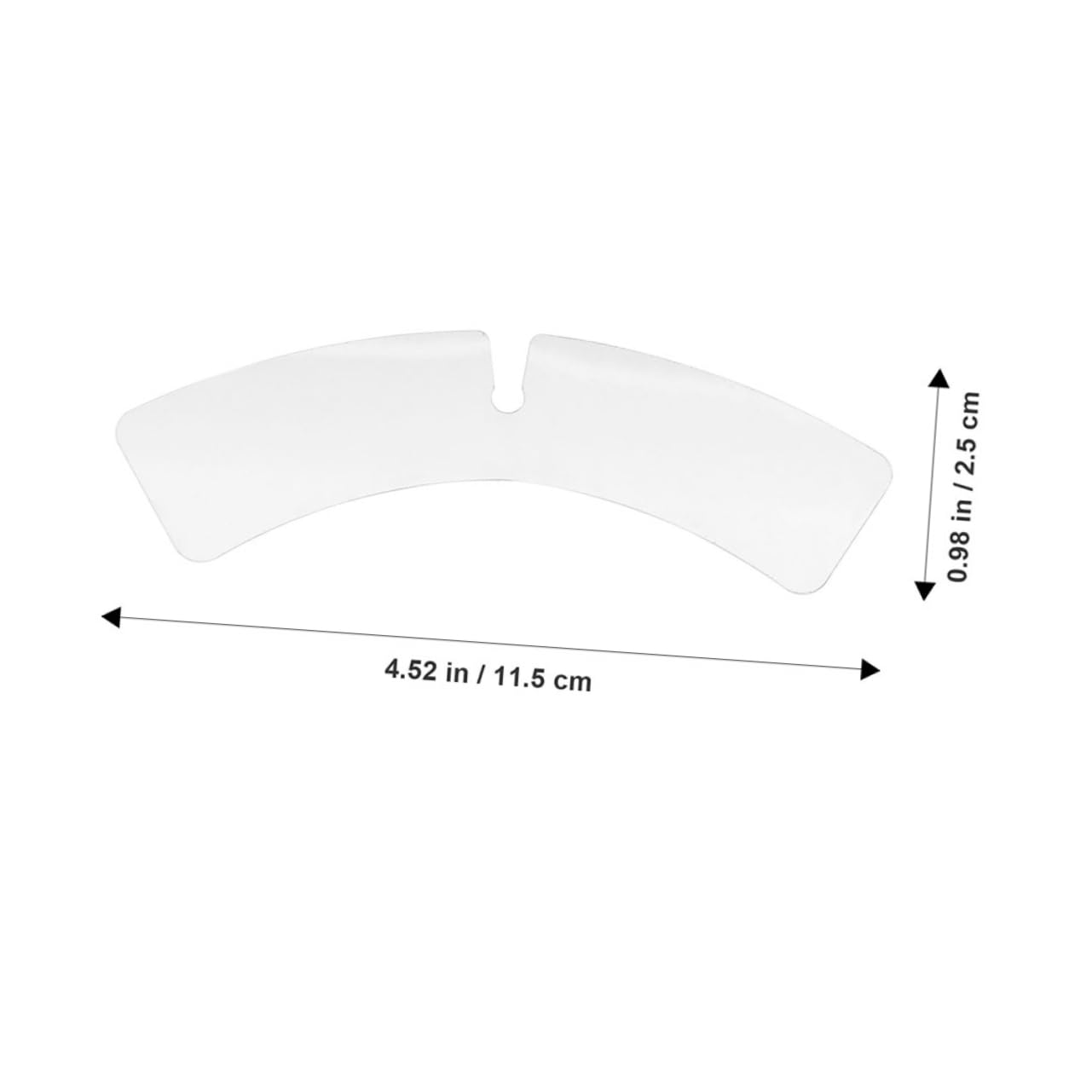 BESTYASH Shirt Collar Support Inserts 100 Pieces Collar Stays for Men Adhesive for Travel
